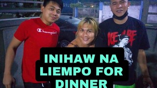 INIHAW NA BABOY FOR DINNER|HARUTAN NA NAMAN SILA INDAY AT ALDRIN@Inday Katok