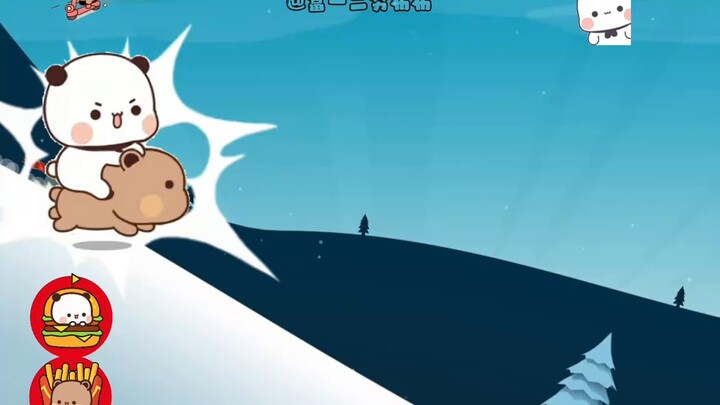 One and Two Bubu's Skiing Adventure, the two little bears are simply the most powerful little bears