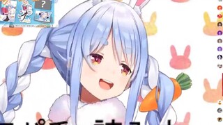 The bunny who thinks his live broadcast is not provocative and imitates Lucia's speech