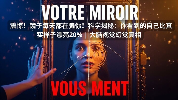 震惊！镜子每天都在骗你！科学揭秘：你看到的自己比真实样子漂亮20%  大脑视觉幻觉真相