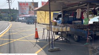 Cuộc sống Đài Loan _ Đi tản bộ ngắm hoa gạo, tình cờ gặp chị bán nước mía người 5