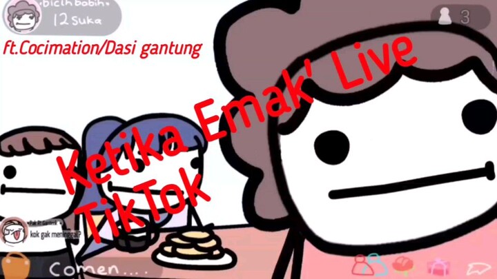 Ketika Emak' Live TikTok