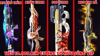 THỬ THÁCH T GAMING TIÊU 10.000 KIM CƯƠNG SỞ HỮU SÚNG TITAN VIP TRONG FREE FIRE