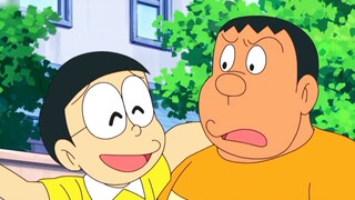 Doraemon: Nobita berubah menjadi tikus jalanan, Shizuka dan pria gemuk biru juga tampak jijik