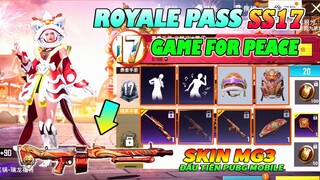 Khám Phá Royale Pass Mùa SS17 Bên PUBG Mobile China | Skin Tết, Skin MG3 Đầu Tiên Của PUBG Mobile.