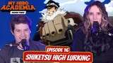 INASA IS OVERPOWERED! | My Hero Academia Season 3 Wife Reaction | Ep 16, "Shiketsu High Lurking"