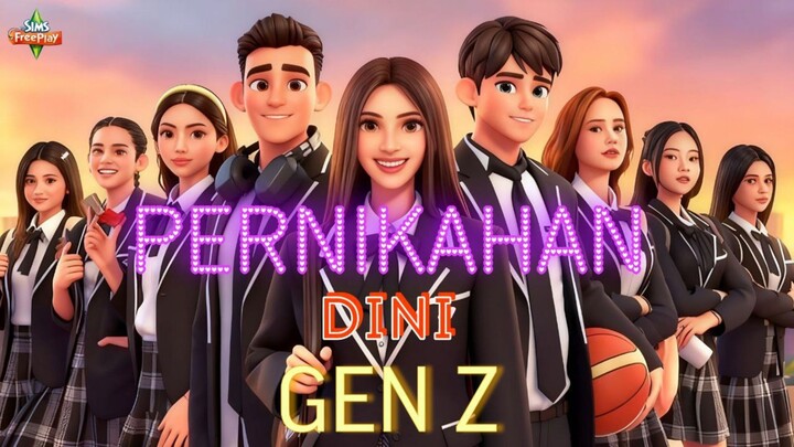 #KontesKretor2025 PERNIKAHAN DINI GEN Z | DINI UDAH DEKET SAMA RANGGA 🤭 | THE SIMS FREEPLAY SERIES