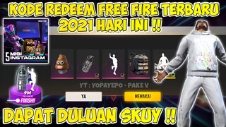 KODE REDEEM FREE FIRE HARI INI 8 AGUSTUS TERBARU 2021 - GARENA FREE FIRE