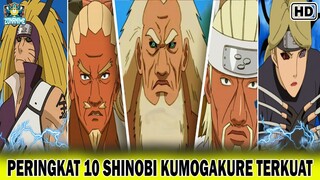 URUTAN 10 SHINOBI DESA KUMOGAKURE Dari Yang TERLEMAH Hingga TERKUAT