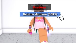 You CAN BUY TO BE MURDER in Roblox Murder Mystery 2?