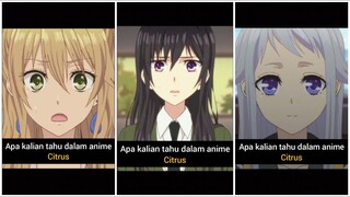 6 Detail Asam Manis Dalam Anime Citrus