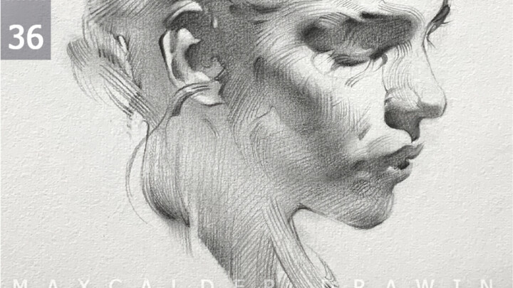 Painting|Sketch Head Portrait -Mcalder- 36