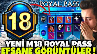 YENİ M18 ROYAL PASS EFSANE GÖRÜNTÜLER !! M18 RP 1-50 ÖDÜLLERİ !! M18 ROYAL PASS PUBG MOBİLE