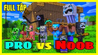 [ Lớp Học Quái Vật ] THỬ THÁCH SINH TỒN PRO VÀ NOOB ( FULL TẬP ) | Minecraft Animation