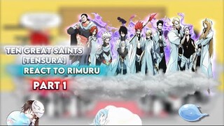 10 great saints react to Rimuru [Part 1] |Gacha reaction| ship: Rimuru x Shizue