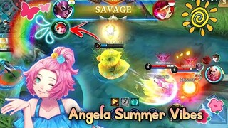 EASY SAVAGE WITH ANGELA!🔥AGRRESSIVE SUMMER VIBES GAMEPLAY🌈🍭🦄Kaira Channel🌸