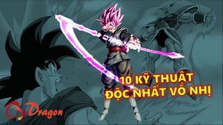 10 kỹ thuật “độc nhất” thế giới bi rồng #hotanimethang4 #dragonball