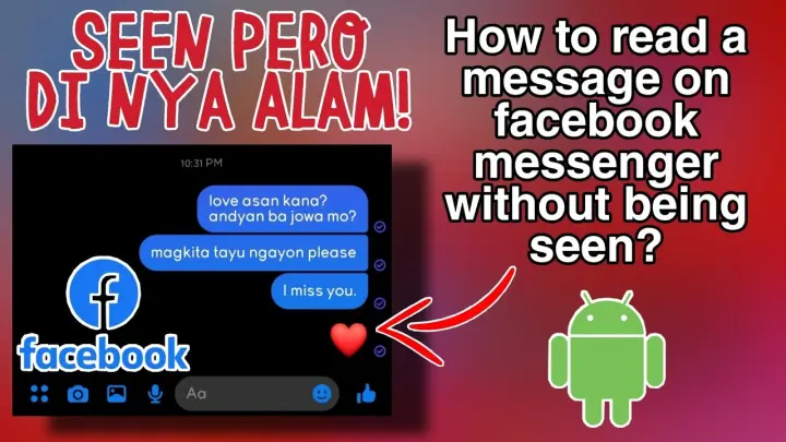 How to read a message in facebook messenger without being seen? ( latest tricks for 2022 )