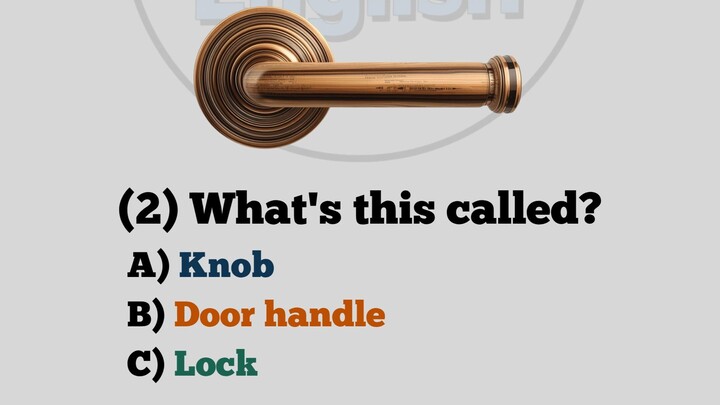 Can You Get 5/5? Everyday Home Objects Quiz 🚪 #englishquiz #quiz #vocabularyquiz