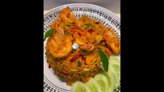 ข้าวผัดต้มยำมันกุ้ง 🍚🦐🌶 ทำกินเองรสชาติเข้มข้นถูกใจ