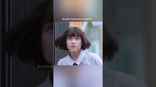 Benefits of having short height 🤭🙈 #becauseyouremyfirstlove #ren #dewjirawat #thaidrama #shorts
