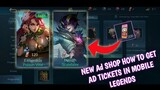 How to earn Ad tickets in Mobile Legends | Collect Ad Tickets for free elite skin