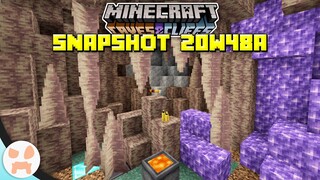 DRIPSTONE, RENEWABLE LAVA, + MORE! | Minecraft 1.17 Caves and Cliffs Snapshot 20w48a