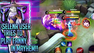 FANNY 300 MATCHES 40% WR!!! | WHEN A SELENA MAIN TRIES TO PLAY FANNY IN MAYHEM | ZENITSU | MLBB