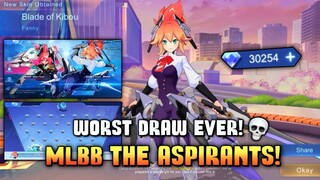 30,000 DIAMONDS DRAW FANNY BLADE OF KIBOU ASPIRANTS SKIN IN THE ASPIRANTS UNITE EVENT -  MLBB