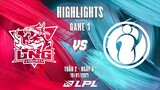 [Highlights] LNG vs IG - Game 1 | Tuần 2 Ngày 3 | LPL Mùa Xuân 2022