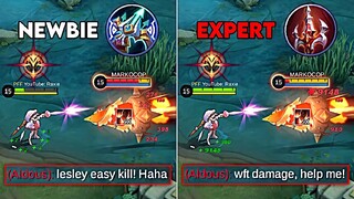 SAVAGE!! LESLEY NEW ONESHOT BUILD COMBO (1ST SKILL + ENDLESS BATTLE) = EASIEST WAY TO DESTROY ALDOUS