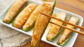 A good dish of [Tiger Skin Chili Peppers in Braised Sauce] is more than just meat stuffed in chili |