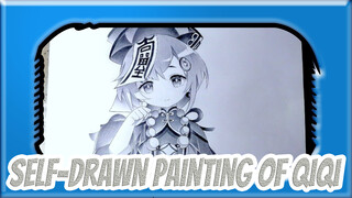 Self-drawn Painting of Qiqi / Genshin Impact