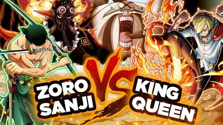 Sanji-Zoro Vs King-Queen Sanji Là Cyborg? Bộ Đôi Thiên Tai King & Queen Thật Sự Mạnh? One Piece 1025