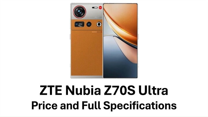 ZTE Nubia Z70S Ultra Price in Bangladesh – Full Specifications