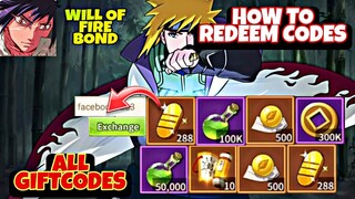 Will of Fire Bond All Giftcodes - How to Redeem Codes // Will of Fire Bond Free 5 Codes