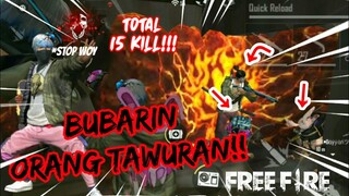 BAKUHANTAM LAWAN 3 SQUAD!!! MASIH IDUP GK YA?! - GARENA FREE FIRE