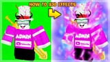 HOW TO ADD CUSTOM EFFECTS TO YOUR ROBLOX CHARACTER FOR YOUR CUSTOM THUMBNAILS l Roblox Tutorials
