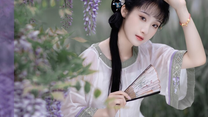 [Yuzi] [Farewell] [Folding Fan] [Wisteria] - I hope big data can push me to the little cuties who li