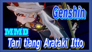 [Genshin, MMD] Tari tiang {Arataki Itto]