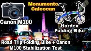 Road Bike test with Canon M100 stabilization test + Ukay vlog