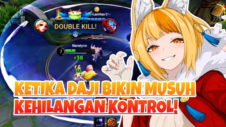 KETIKA DAJI BIKIN MUSUH KEHILANGAN KONTROL! - Honor Of Kings Moments