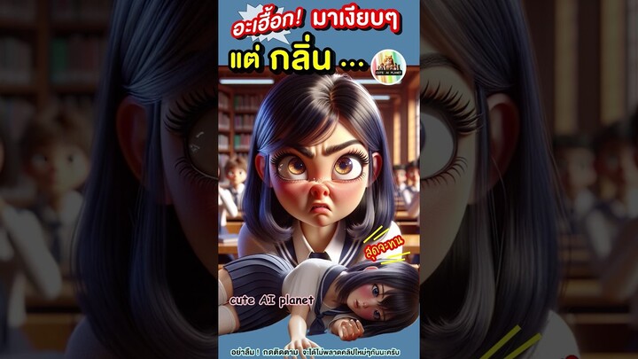 ใครตด !? อะเฮื้อก มาเงียบๆ แต่กลิ่นนี้ อย่าให้บอก | cuteAIplanet #การ์ตูน #คลิปตลก #cartoon #shorts