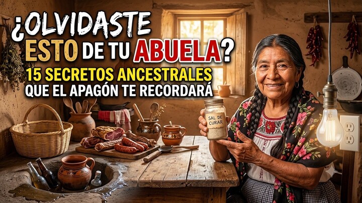 Lo que Tu Abuela Sabía Hacer Sin Electricidad... y que Tú Ya Olvidaste.