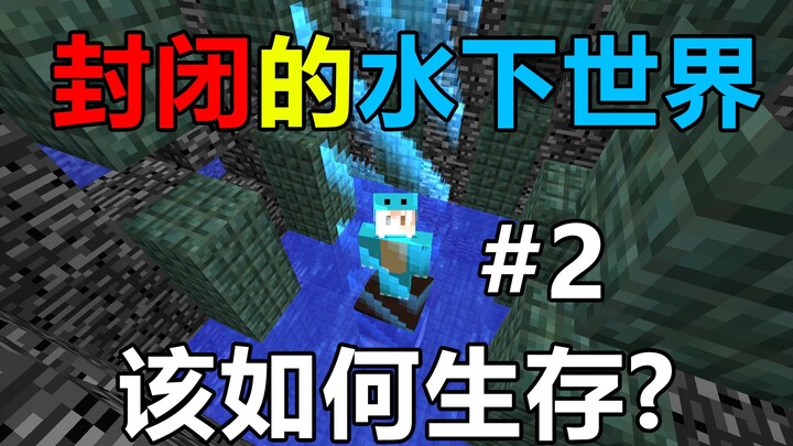 A World Cut Off at the Border! How Can We Survive? Underwater Isolated World #2