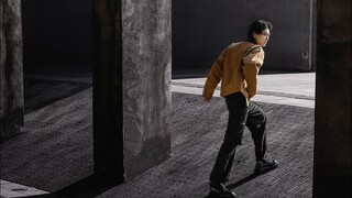 Pose foto abstrak anak laki-laki