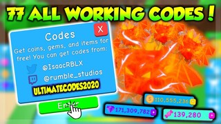 *ALL CODES 2020* REDEEMING THE ULTIMATE CODES in BUBBLE GUM SIMULATOR