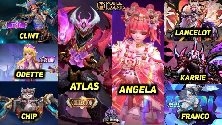 NEW SKIN - ANGELA, LANCELOT & KARRIE SKIN KISHIN DENSETSU, ODETTE STARLIGHT, FRANCO MPL, CHIP - MLBB