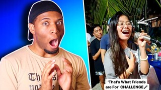 🎤🇵🇭 FILIPINO 'THAT'S WHAT FRIENDS ARE FOR' MIC SHARING KARAOKE?! (A NORMAL DAY IN THE PHILIPPINES?😱)