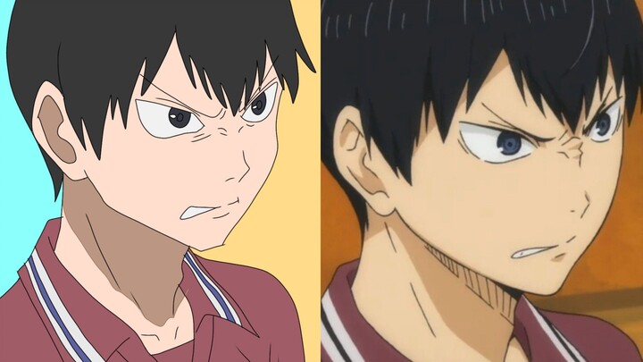 Drawing Kageyama's annoyed expression at the prospect of competing against Hinata